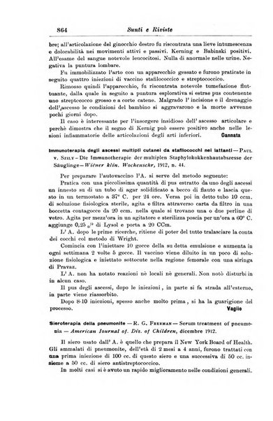 La pediatria periodico mensile indirizzato al progresso degli studi sulle malattie dei bambini