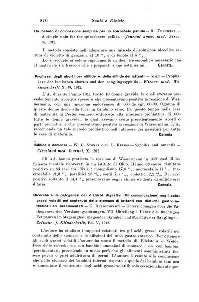 La pediatria periodico mensile indirizzato al progresso degli studi sulle malattie dei bambini