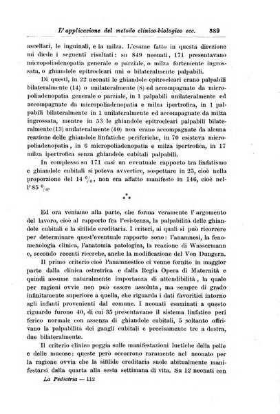 La pediatria periodico mensile indirizzato al progresso degli studi sulle malattie dei bambini