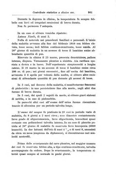 La pediatria periodico mensile indirizzato al progresso degli studi sulle malattie dei bambini