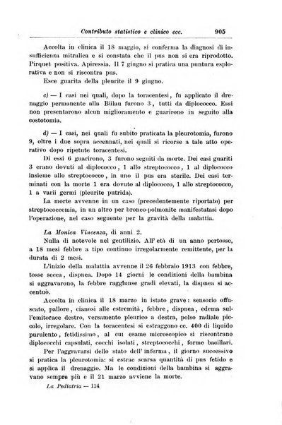 La pediatria periodico mensile indirizzato al progresso degli studi sulle malattie dei bambini