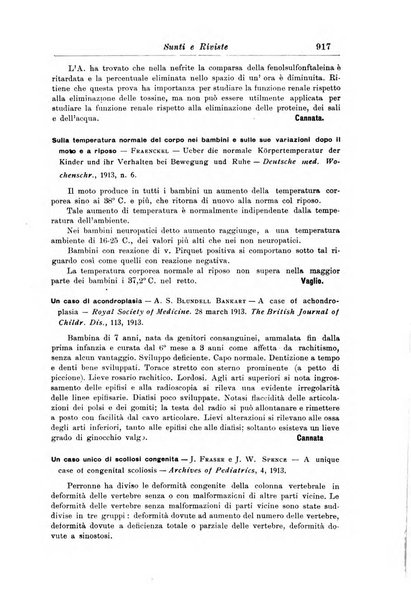 La pediatria periodico mensile indirizzato al progresso degli studi sulle malattie dei bambini