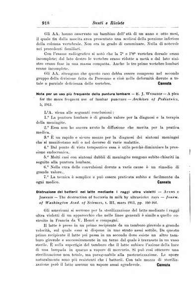 La pediatria periodico mensile indirizzato al progresso degli studi sulle malattie dei bambini