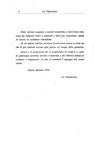 La pediatria periodico mensile indirizzato al progresso degli studi sulle malattie dei bambini