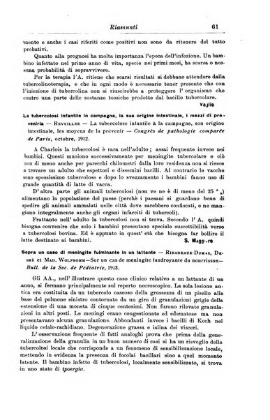 La pediatria periodico mensile indirizzato al progresso degli studi sulle malattie dei bambini