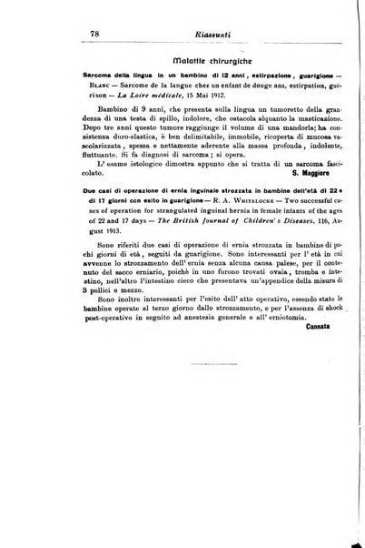 La pediatria periodico mensile indirizzato al progresso degli studi sulle malattie dei bambini