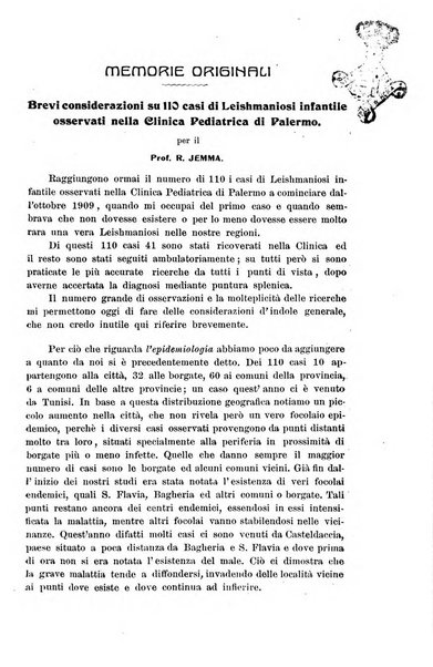 La pediatria periodico mensile indirizzato al progresso degli studi sulle malattie dei bambini