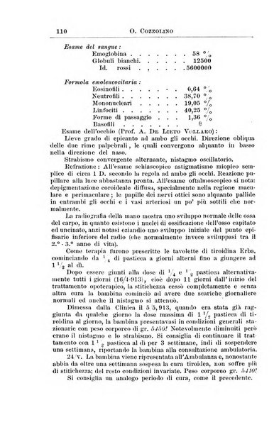 La pediatria periodico mensile indirizzato al progresso degli studi sulle malattie dei bambini