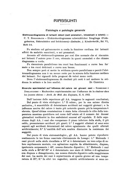 La pediatria periodico mensile indirizzato al progresso degli studi sulle malattie dei bambini