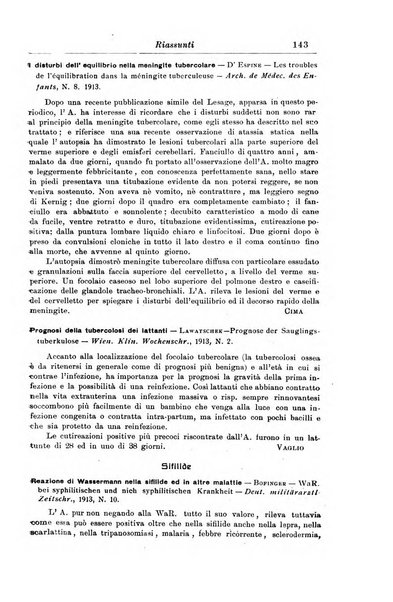 La pediatria periodico mensile indirizzato al progresso degli studi sulle malattie dei bambini