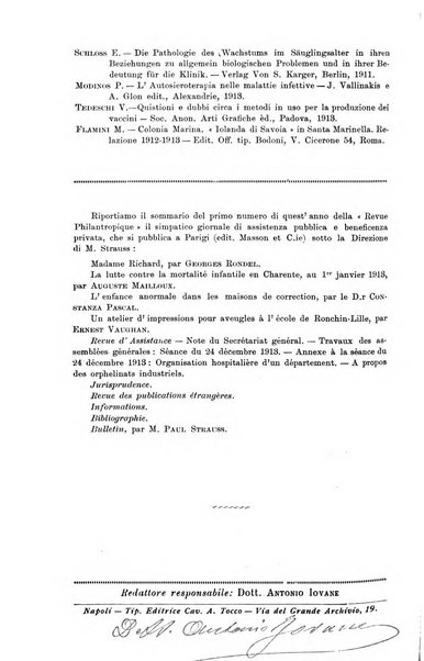 La pediatria periodico mensile indirizzato al progresso degli studi sulle malattie dei bambini