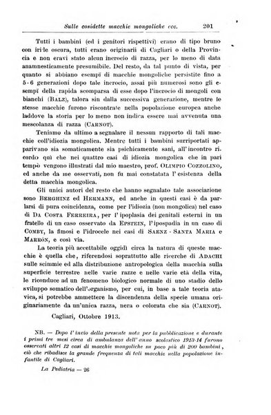 La pediatria periodico mensile indirizzato al progresso degli studi sulle malattie dei bambini