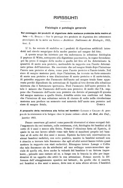 La pediatria periodico mensile indirizzato al progresso degli studi sulle malattie dei bambini