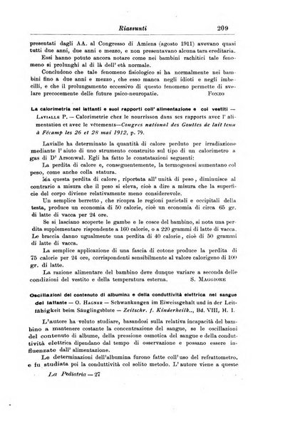 La pediatria periodico mensile indirizzato al progresso degli studi sulle malattie dei bambini