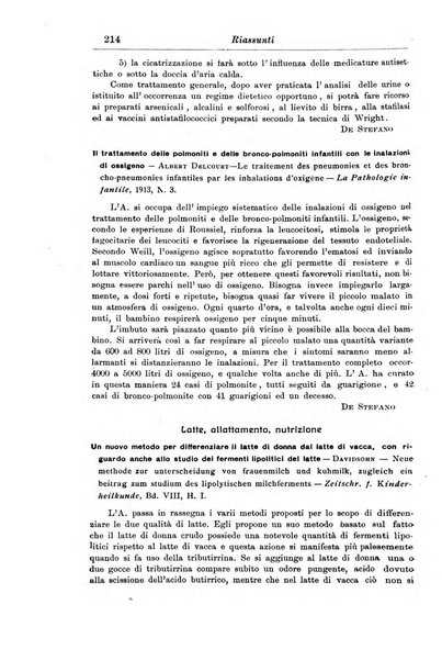 La pediatria periodico mensile indirizzato al progresso degli studi sulle malattie dei bambini