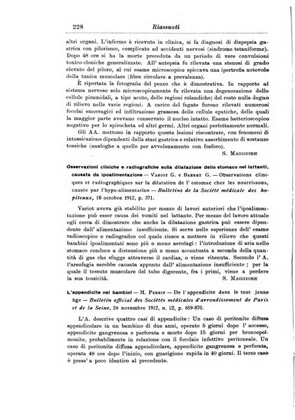 La pediatria periodico mensile indirizzato al progresso degli studi sulle malattie dei bambini