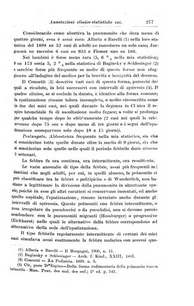 La pediatria periodico mensile indirizzato al progresso degli studi sulle malattie dei bambini