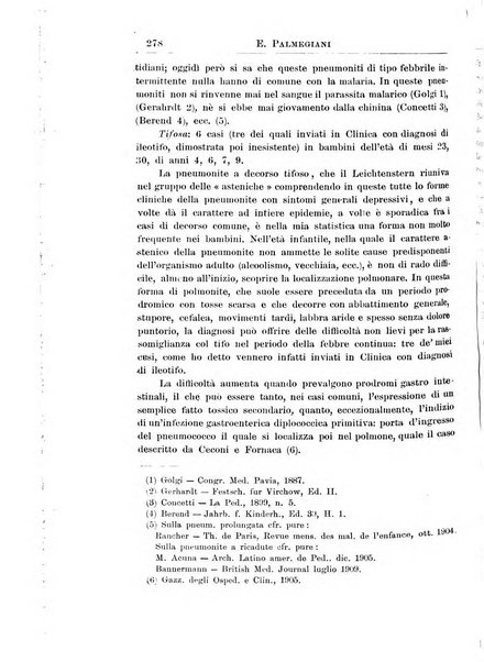 La pediatria periodico mensile indirizzato al progresso degli studi sulle malattie dei bambini