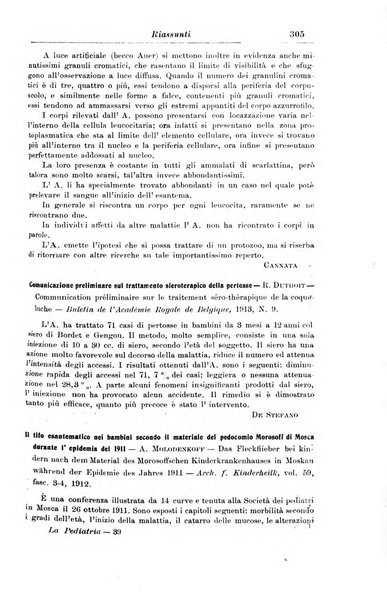 La pediatria periodico mensile indirizzato al progresso degli studi sulle malattie dei bambini