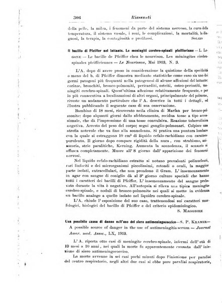 La pediatria periodico mensile indirizzato al progresso degli studi sulle malattie dei bambini