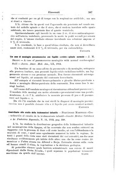 La pediatria periodico mensile indirizzato al progresso degli studi sulle malattie dei bambini