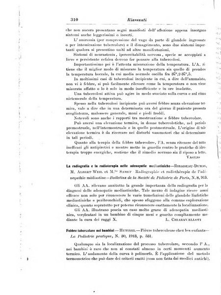 La pediatria periodico mensile indirizzato al progresso degli studi sulle malattie dei bambini