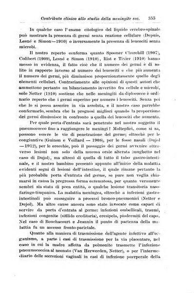 La pediatria periodico mensile indirizzato al progresso degli studi sulle malattie dei bambini