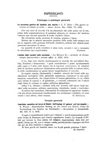 La pediatria periodico mensile indirizzato al progresso degli studi sulle malattie dei bambini