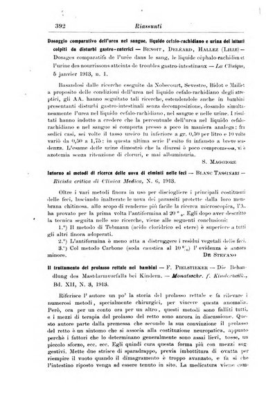 La pediatria periodico mensile indirizzato al progresso degli studi sulle malattie dei bambini