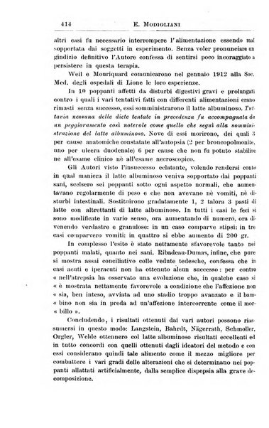 La pediatria periodico mensile indirizzato al progresso degli studi sulle malattie dei bambini