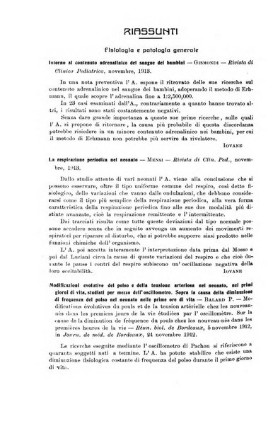 La pediatria periodico mensile indirizzato al progresso degli studi sulle malattie dei bambini