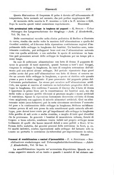 La pediatria periodico mensile indirizzato al progresso degli studi sulle malattie dei bambini