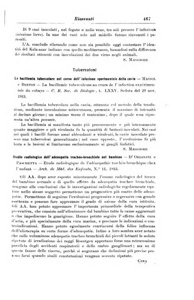 La pediatria periodico mensile indirizzato al progresso degli studi sulle malattie dei bambini