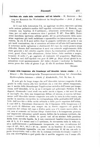 La pediatria periodico mensile indirizzato al progresso degli studi sulle malattie dei bambini