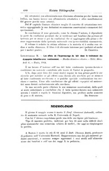 La pediatria periodico mensile indirizzato al progresso degli studi sulle malattie dei bambini