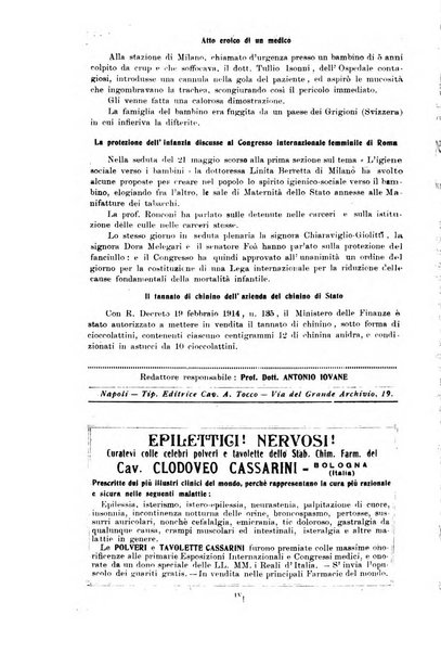 La pediatria periodico mensile indirizzato al progresso degli studi sulle malattie dei bambini