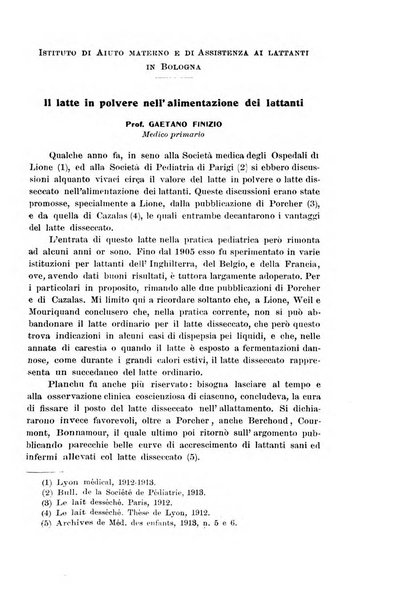 La pediatria periodico mensile indirizzato al progresso degli studi sulle malattie dei bambini