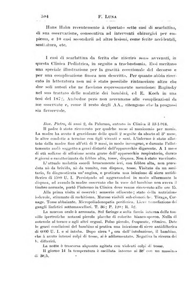 La pediatria periodico mensile indirizzato al progresso degli studi sulle malattie dei bambini