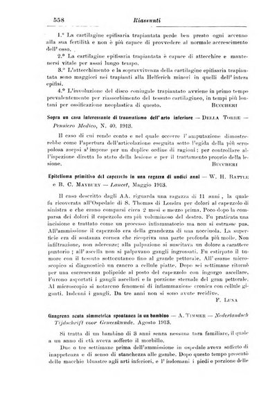 La pediatria periodico mensile indirizzato al progresso degli studi sulle malattie dei bambini