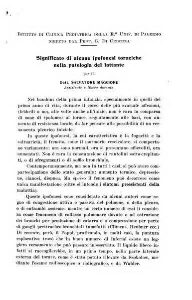 La pediatria periodico mensile indirizzato al progresso degli studi sulle malattie dei bambini