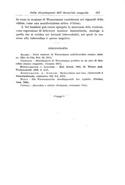 La pediatria periodico mensile indirizzato al progresso degli studi sulle malattie dei bambini