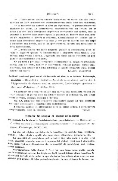 La pediatria periodico mensile indirizzato al progresso degli studi sulle malattie dei bambini