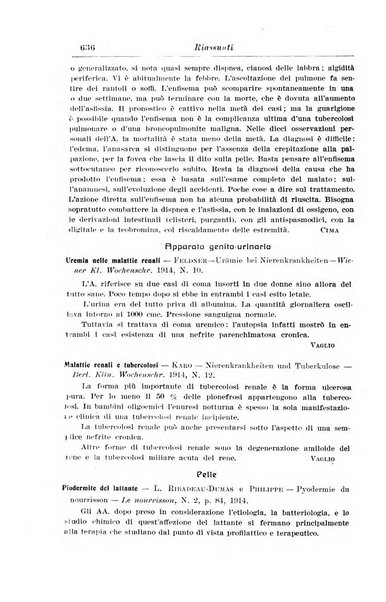 La pediatria periodico mensile indirizzato al progresso degli studi sulle malattie dei bambini