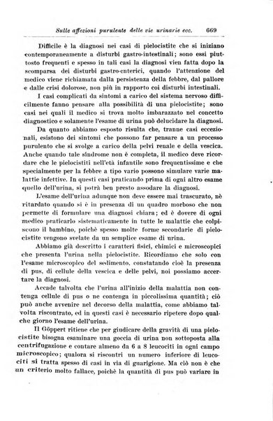 La pediatria periodico mensile indirizzato al progresso degli studi sulle malattie dei bambini