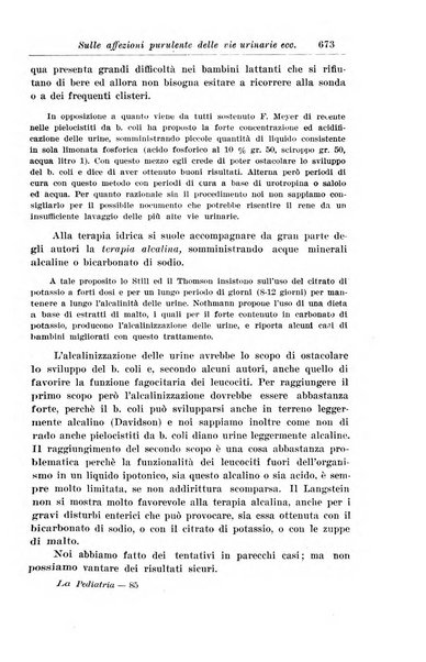 La pediatria periodico mensile indirizzato al progresso degli studi sulle malattie dei bambini