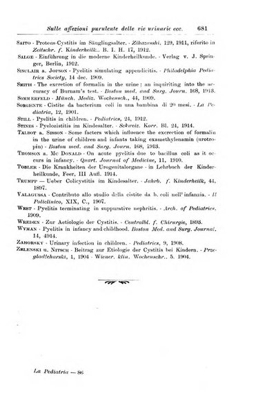 La pediatria periodico mensile indirizzato al progresso degli studi sulle malattie dei bambini