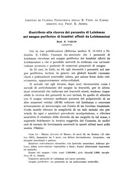 La pediatria periodico mensile indirizzato al progresso degli studi sulle malattie dei bambini