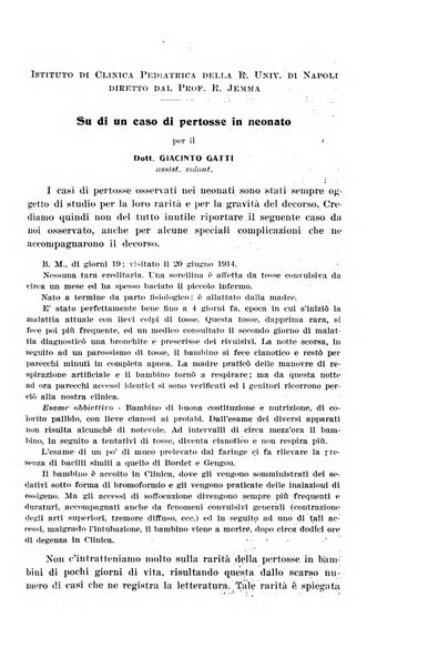 La pediatria periodico mensile indirizzato al progresso degli studi sulle malattie dei bambini