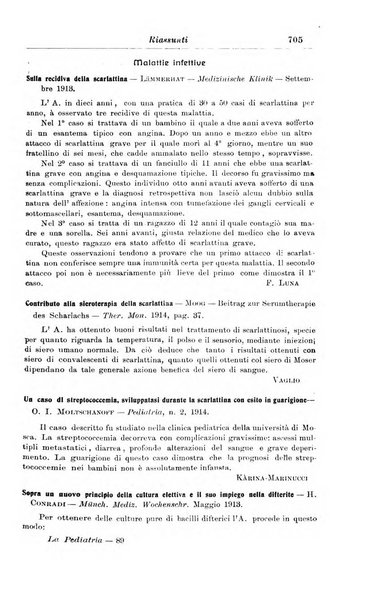 La pediatria periodico mensile indirizzato al progresso degli studi sulle malattie dei bambini