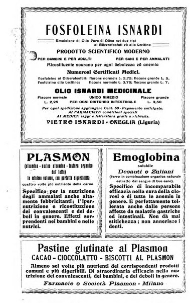 La pediatria periodico mensile indirizzato al progresso degli studi sulle malattie dei bambini